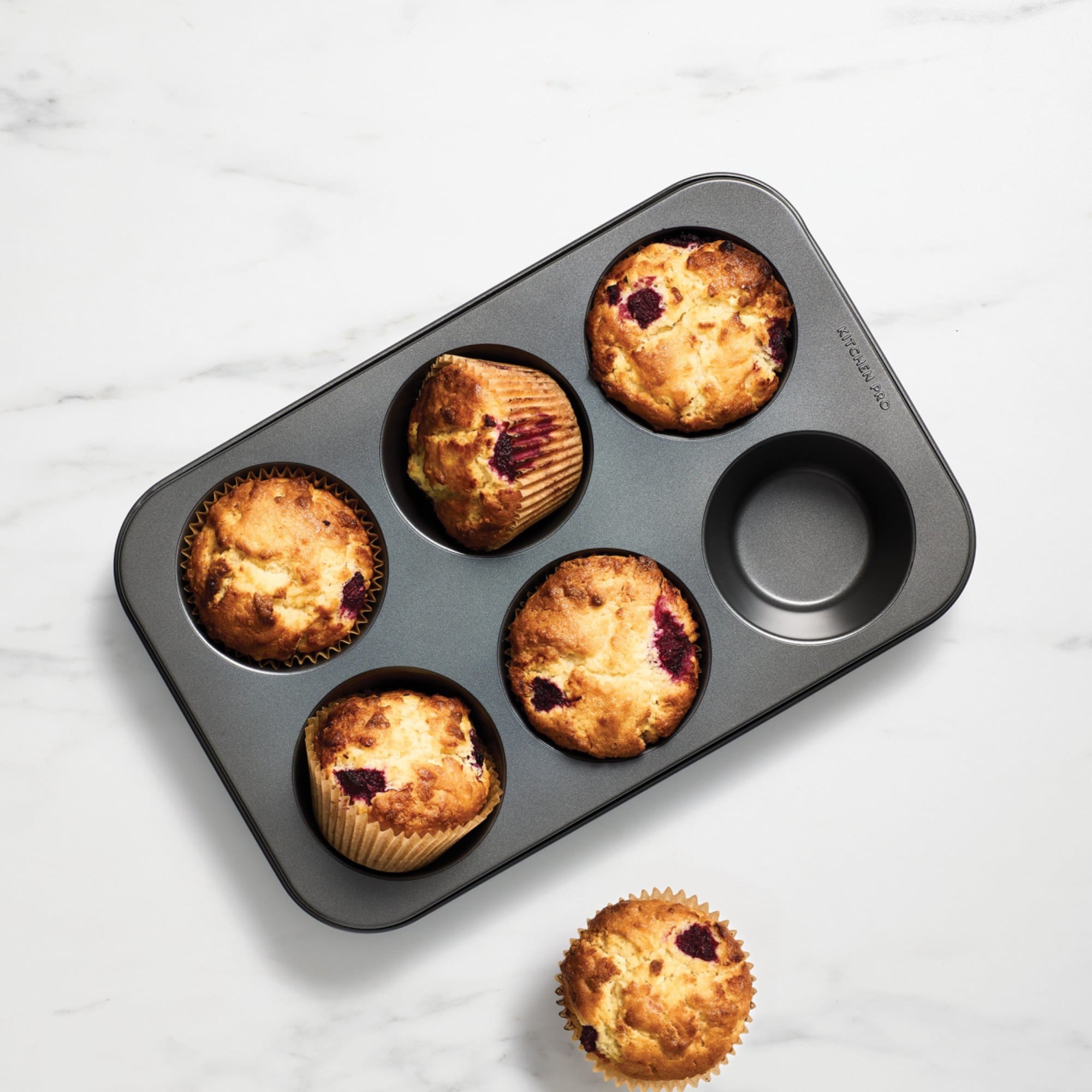 Kitchen Pro Bakewell Muffin Pan 6 Cup Kitchen Warehouse™ — free download